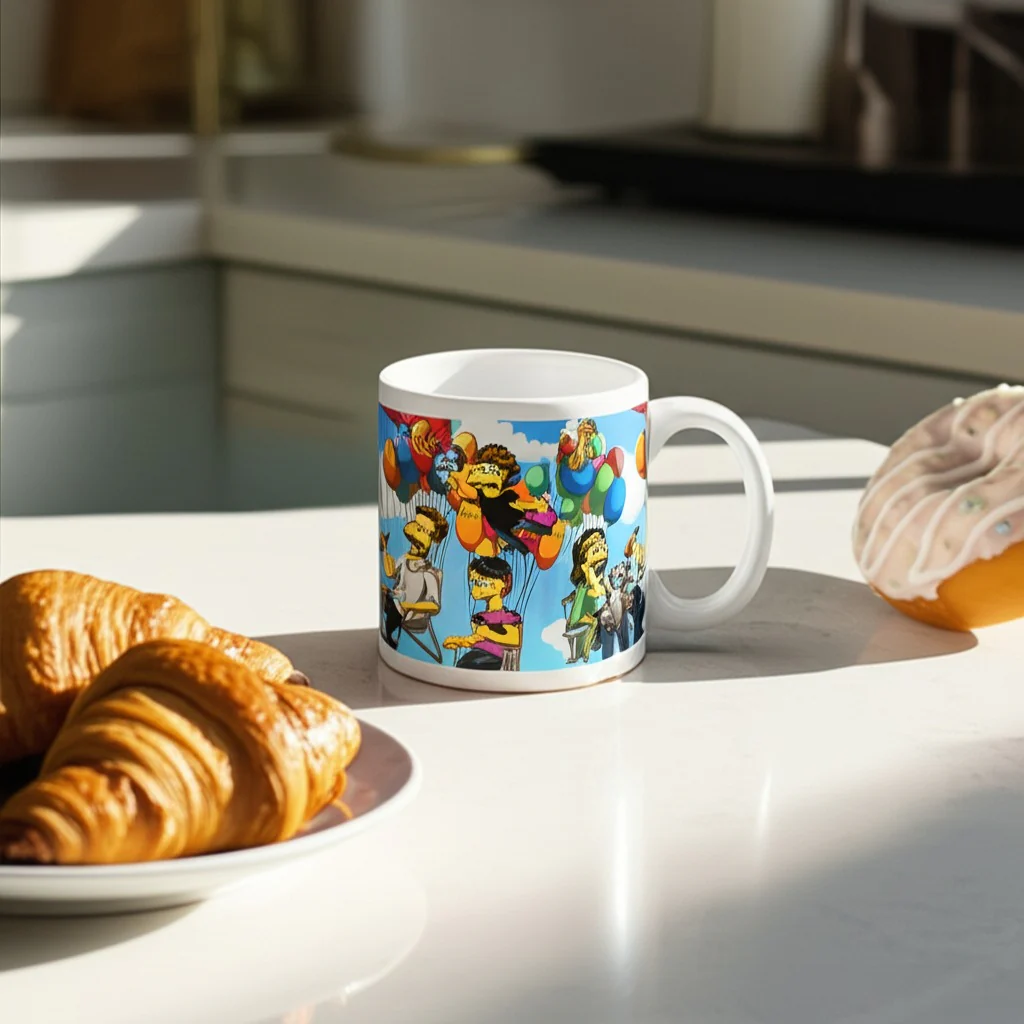 Custom Turned Yellow Portrait + Mug - Image 3