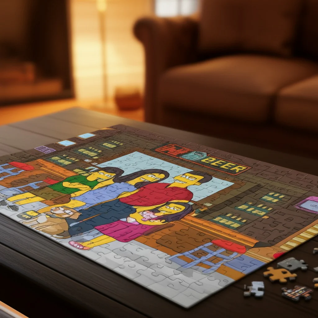 Custom Turned Yellow Portrait + Puzzle - Image 2